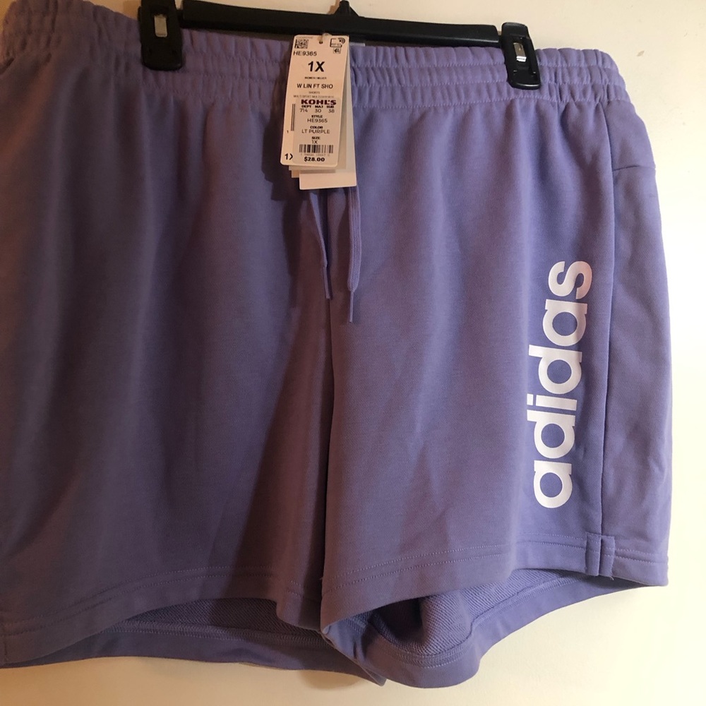 Ladies plus lightweight fleece short